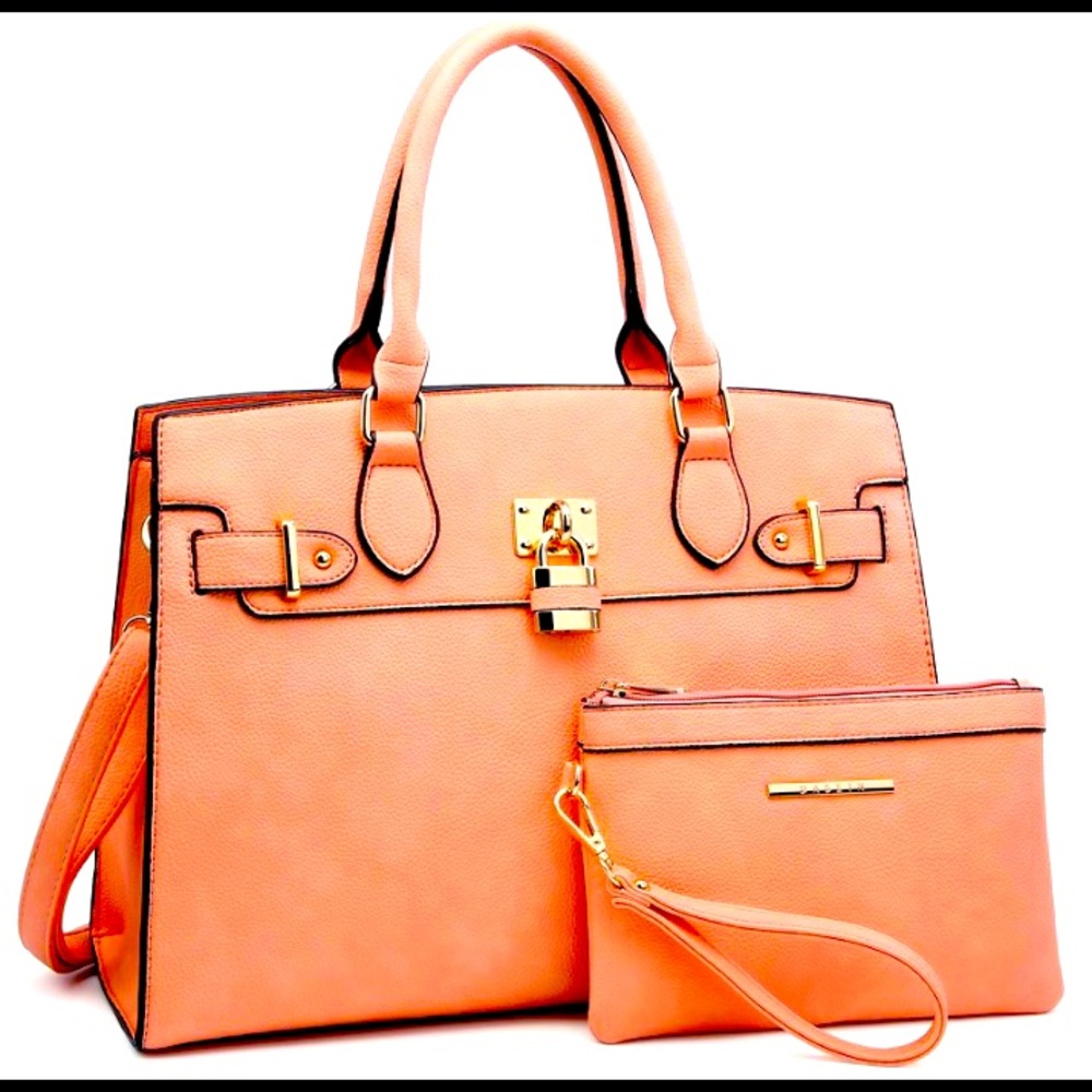Leather Handbag/Wristlet